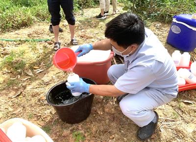 Chủ trang trại chăn nuôi lợn xây dựng và vận hành hệ thống xử lý nước thải chưa đúng quy trình