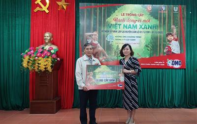Chương trình trồng cây "Hành động vì một Việt Nam xanh" tại huyện Cam Lộ, tỉnh Quảng Trị