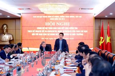 Công bố Dự thảo Báo cáo kết quả kiểm tra việc thực hiện Kế hoạch số 35 tại Ban Cán sự Đảng Bộ Tài nguyên và Môi trường