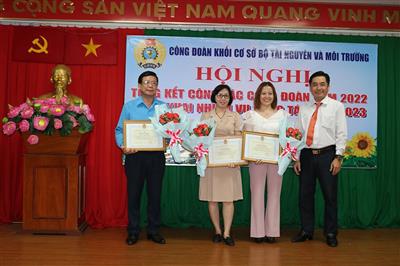 Công đoàn Khối Bộ TN&MT phát động phong trào thi đua năm 2023