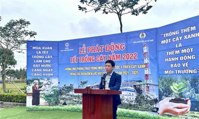 Công ty Nhiệt điện Thái Bình tích cực trồng cây xanh góp sức bảo vệ môi trường