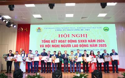 Công ty than Uông Bí - TKV: Sản xuất 2,077 triệu tấn than năm 2024