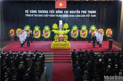 Cử hành trọng thể lễ truy điệu và an táng Tổng Bí thư Nguyễn Phú Trọng