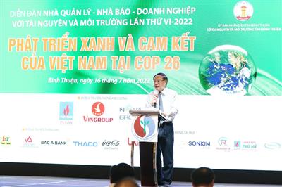 Cùng hành động hướng tới tăng trưởng xanh và hiện thực hóa cam kết của Việt Nam tại COP26