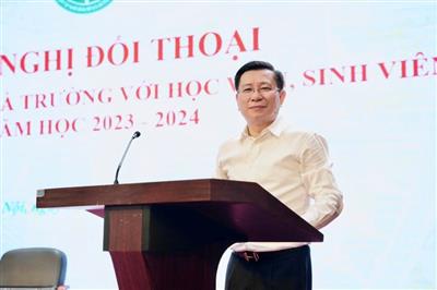 Đại học Tài nguyên và Môi trường Hà Nội: Tổ chức đối thoại giữa lãnh đạo với học viên, sinh viên năm 2023-2024