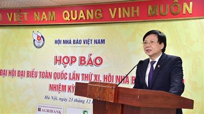 Đại hội Hội Nhà báo Việt Nam lần thứ XI diễn ra từ 29-31/12