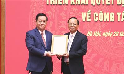 Đại tá Phạm Ngọc Phương giữ chức Trợ lý đồng chí Bí thư Trung ương Đảng, Trưởng ban Tuyên giáo Trung ương