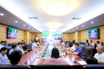 Đảng ủy Bộ TN&MT kết nối Hội nghị trực tuyến toàn quốc quán triệt, triển khai thực hiện Nghị quyết 26