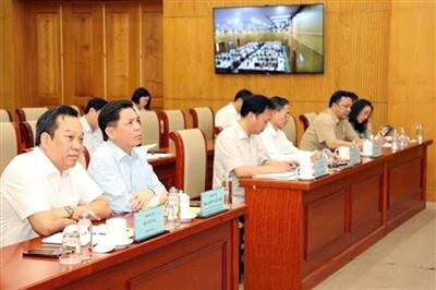 Đảng uỷ Bộ TN&MT tham dự Hội nghị trực tuyến về công tác phòng, chống tham nhũng, tiêu cực
