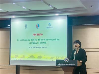 Đề xuất thành lập diễn đàn các đối tác về đa dạng sinh học và dịch vụ sinh thái