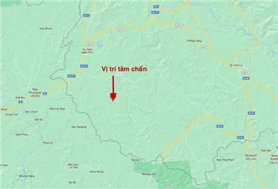Điện Biên động đất 4,5 độ