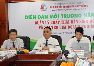 Tạp chí TN&MT tổ chức Diễn đàn môi trường năm 2024: "Quản lý chất thải rắn sinh hoạt và vai trò của doanh nghiệp"