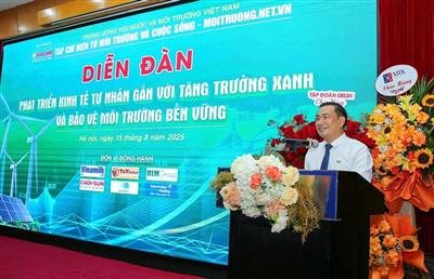 Diễn đàn "Phát triển kinh tế tư nhân gắn với tăng trưởng xanh và bảo vệ môi trường bền vững"
