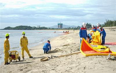 Diễn tập sự cố tràn dầu thành phố Đà Nẵng năm 2023