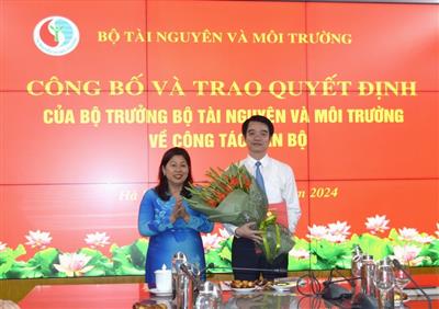 Điều động, bổ nhiệm ông Phạm Tân Tuyến giữ chức Vụ trưởng Vụ Tổ chức cán bộ, Bộ TN&MT