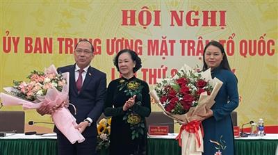 Đồng chí Nguyễn Thị Thu Hà giữ chức Phó Chủ tịch - Tổng Thư ký Ủy ban Trung ương Mặt trận Tổ quốc Việt Nam