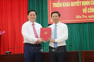Đồng chí Trần Thanh Lâm giữ chức Phó Bí thư Tỉnh ủy Bến Tre