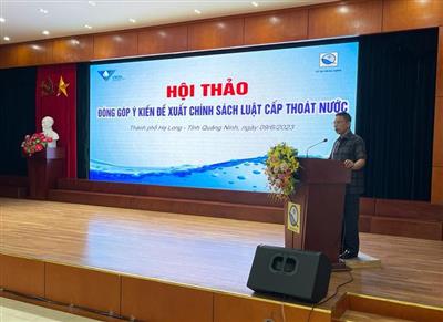 Đóng góp ý kiến về chính sách Luật Cấp thoát nước