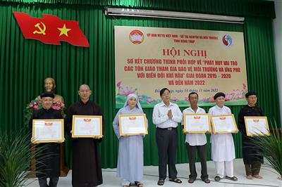Đồng Tháp: 142 câu lạc bộ tôn giáo tham gia bảo vệ môi trường