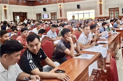 Giá đất trúng đấu giá huyện Phúc Thọ (Hà Nội) đạt 60 triệu đồng/m2