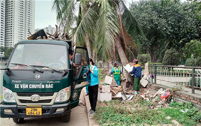 Giải bài toán thu gom và vận chuyển rác thải đô thị
