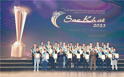 Giải pháp quản lý tài chính cửa hàng MyShop của KienLongBank giành giải thưởng Sao Khuê 2023