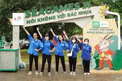 Giảm thiểu rác thải nhựa - Sea Games xanh 2022