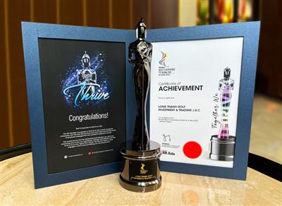 Golf Long Thành năm thứ 2 liên tiếp được vinh danh "Nơi làm việc tốt nhất châu Á 2022"