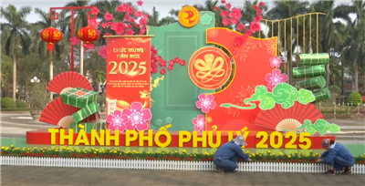 Hà Nam: Khoác áo mới cho đô thị chuẩn bị cho vui xuân đón Tết Ất Tỵ 2025