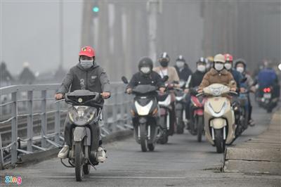 Hà Nội mờ mịt khi chất lượng không khí ở nhóm kém nhất thế giới
