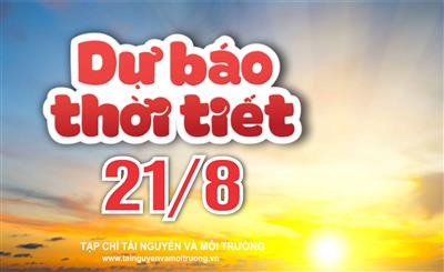 Thời tiết ngày 21/8: Hà Nội và các tỉnh miền Bắc mưa lớn diện rộng