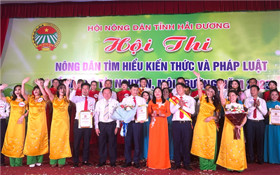 Hội Nông dân tỉnh Hải Dương tổ chức Hội thi tìm hiểu kiến thức và pháp luật về bảo vệ môi trường năm 2023