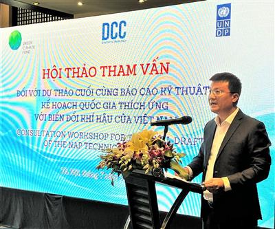 Hoàn thiện báo cáo về nỗ lực thích ứng biến đổi khí hậu của Việt Nam