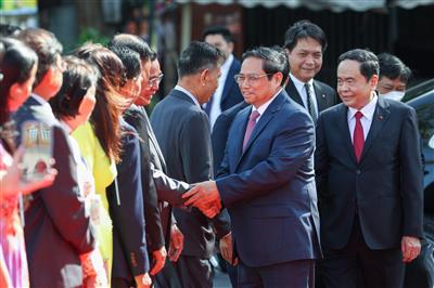 Hoạt động đầu tiên của Thủ tướng Phạm Minh Chính tại Phnom Penh