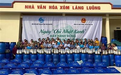 Hội LHPN tỉnh Thái Nguyên triển khai nhiều hoạt động bảo vệ môi trường