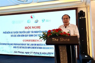 Hội nghị phổ biến, tuyên truyền Luật Tài nguyên nước năm 2023