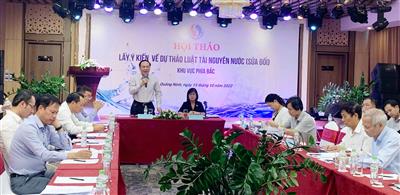 Hội thảo lấy ý kiến về dự thảo Luật Tài nguyên nước (sửa đổi) khu vực phía Bắc