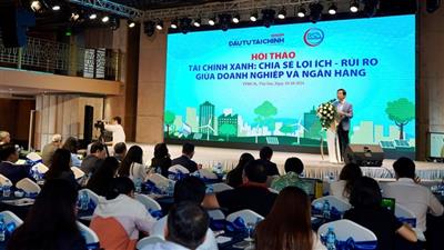 Hội thảo "Tài chính xanh: Chia sẻ lợi ích, rủi ro giữa doanh nghiệp và ngân hàng"
