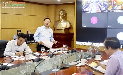 Họp Kế hoạch tổng thể tổ chức các hoạt động kỷ niệm 20 năm Ngày thành lập Bộ Tài nguyên và Môi trường (05/8/2002-05/8/2022)