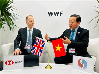 HSBC Việt Nam hợp tác cùng Bộ Tài nguyên và Môi trường giúp Việt Nam đạt mục tiêu bền vững