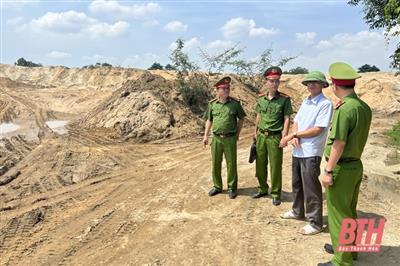 Kết quả kiểm tra hoạt động khai thác khoáng sản cát, sỏi lòng sông trên địa bàn Thanh Hóa