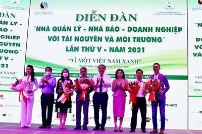 Khai mạc diễn đàn 'Nhà Quản lý - Nhà báo - Doanh nghiệp với Tài nguyên và Môi trường' lần thứ V - năm 2021