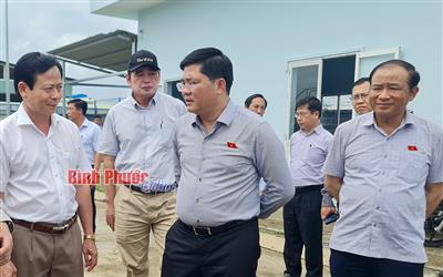 Khảo sát, làm việc với Ban Quản lý khu kinh tế về công tác bảo vệ môi trường