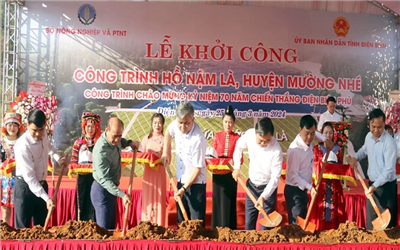 Khởi công xây dựng hồ chứa nước Nậm Là tại huyện cực tây của Tổ quốc