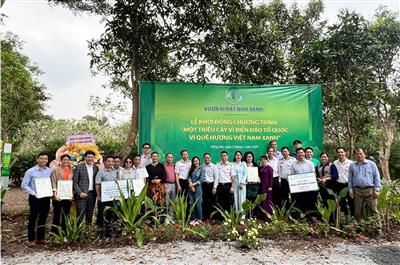 Khởi động chương trình “Một triệu cây vì biển đảo Tổ quốc, vì Quê hương Việt Nam xanh”