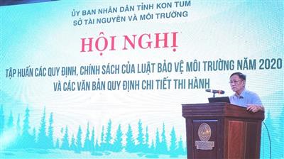 Kon Tum: Tổ chức Hội nghị tập huấn Luật Bảo vệ môi trường năm 2020