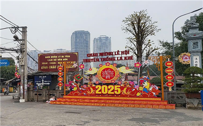 La Khê - Hà Đông: Tăng cường đảm bảo an toàn, an ninh, vệ sinh môi trường cho Lễ hội truyền thống Bia Bà