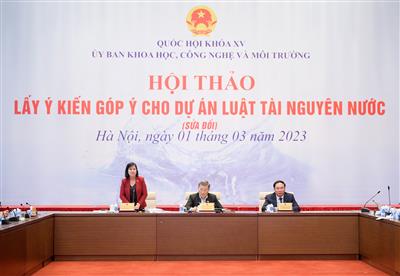 Lấy ý kiến góp ý cho Dự án Luật Tài nguyên nước (sửa đổi)