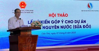 Lấy ý kiến góp ý Dự án Luật Tài nguyên nước (sửa đổi) tại các tỉnh, thành phố khu vực phía Nam