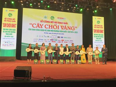 Lễ trao giải Cây chổi vàng- Tôn vinh công nhân vệ sinh môi trường lần thứ 4- 2023